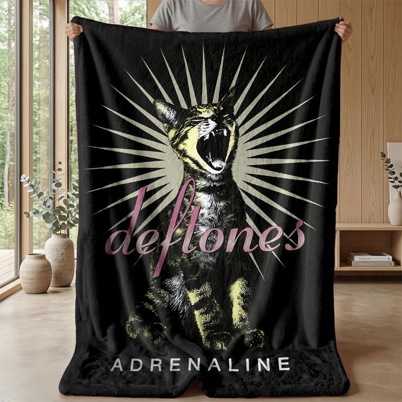 Weiche Flanelldecke Leicht Gemütlich Schlafzimmer Wohnzimmer AbdeckungDeftones