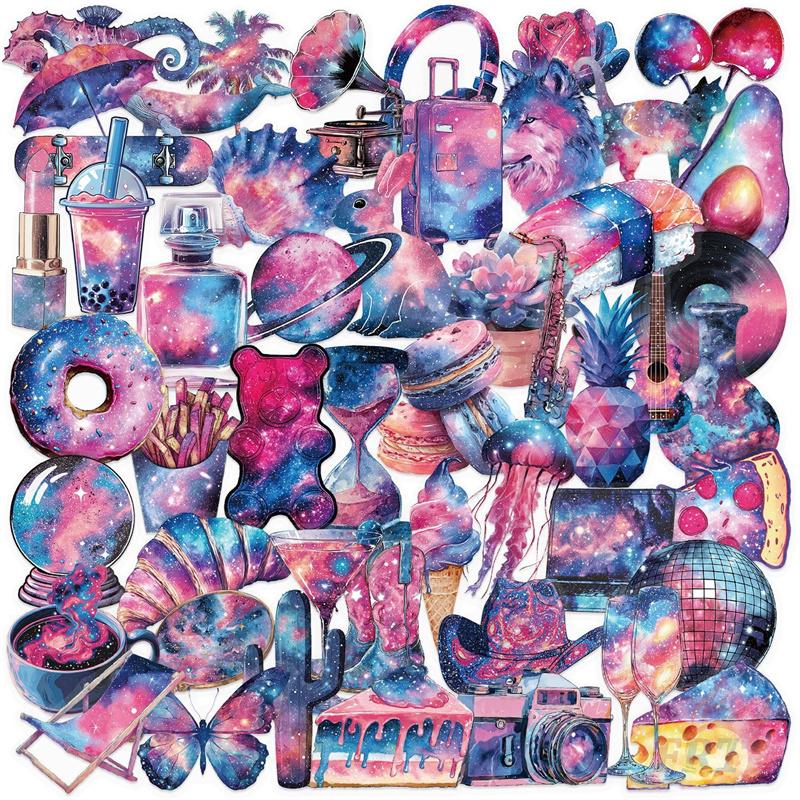 50Pcs/Set Starry Sky Art Series 01 PET Stickers Waterproof DIY Fashion Doodle Decals Stickers