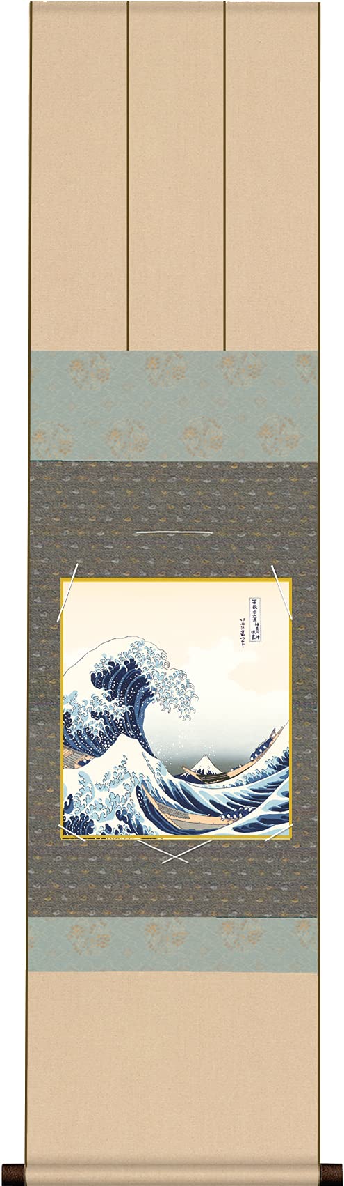 

Набор подвесной свиток и цветная бумага Кацусика Хокусай Виды горы Фудзи Большая волна у Канагавы Укиё-э Тридцать шесть «Под Канагавой»