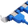 Motherboard USB3.0 Baffle Adapter Panel Expansion Bracket 5Gbps Data Cable To 20-Pin Header Cable