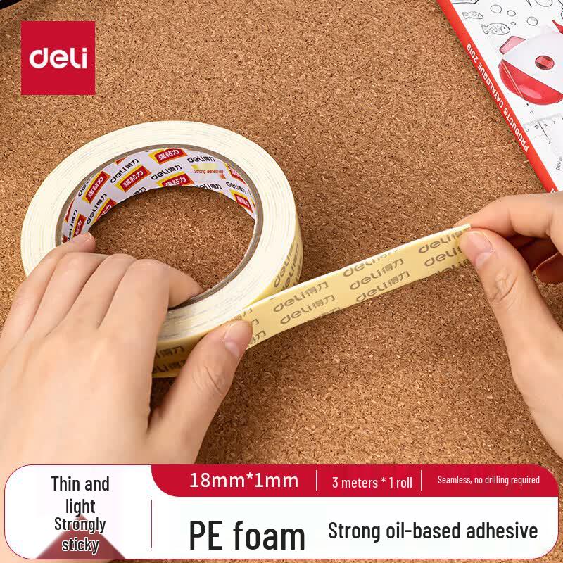 Deli Thin PE Foam Double-Sided Tape