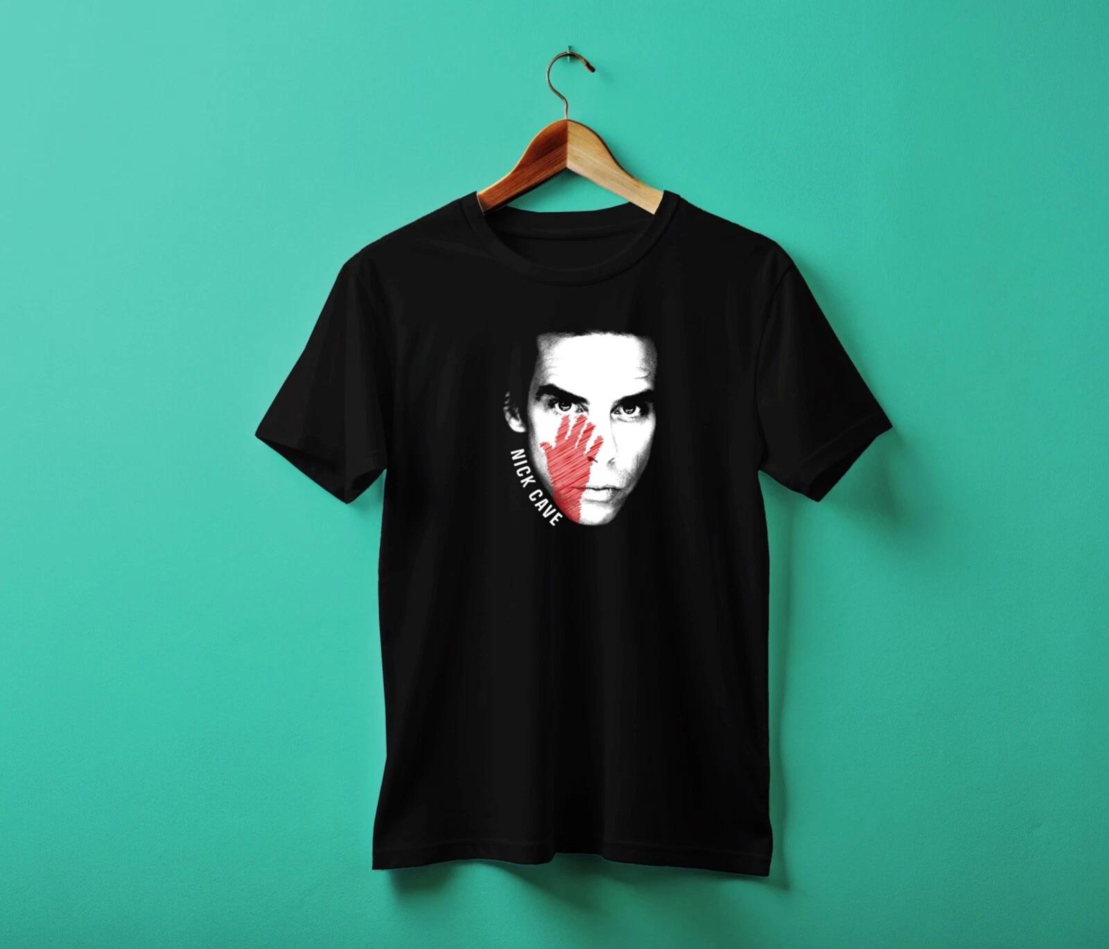 Men s and Women s T-shirts Nick Cave Custom t-shirt BLACK XL