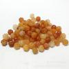 Gold Silk Jade Pumpkin Beads - Loose Jade Beads for DIY Jewelry Accessories