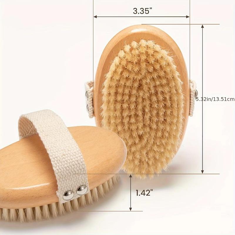 Lymphatische Kontur Gesichtsreinigungspinsel Synthetische Fasern Körper-Trockenbürste Peeling- und Durchblutungsfördernde Körpermassagebürste Gesichtsreinigungspinsel