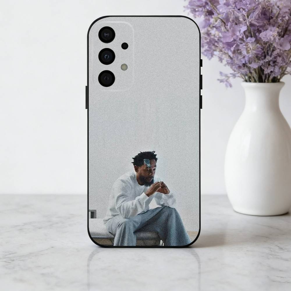 K-Kendrick-K Rapper L-Lamar-R Phone Case For Samsung Galaxy A73,A72,A71,A70,A53,A52,A51,Soft Silicone Black Cover