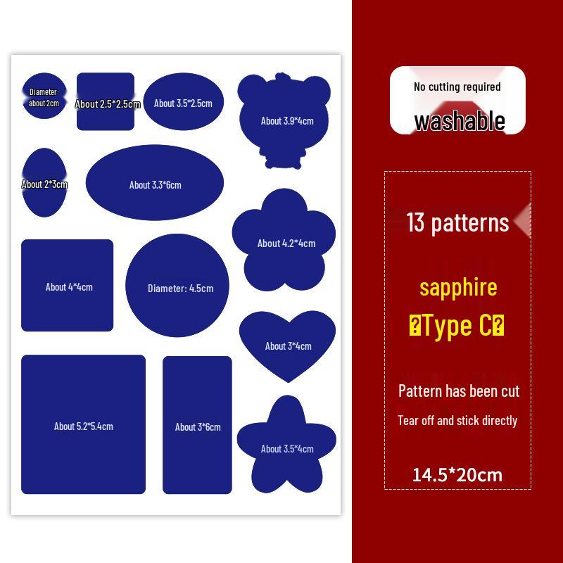 16-Color Self-Adhesive Seamless Repair Patch for Clothes and Jackets