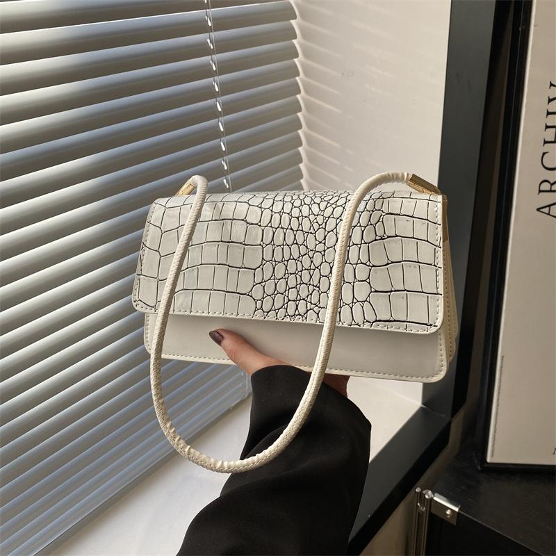 New Trendy Texture Fashionable Simple and Versatile Ins Handbag New Shoulder Bag High End Textured Women's Bag