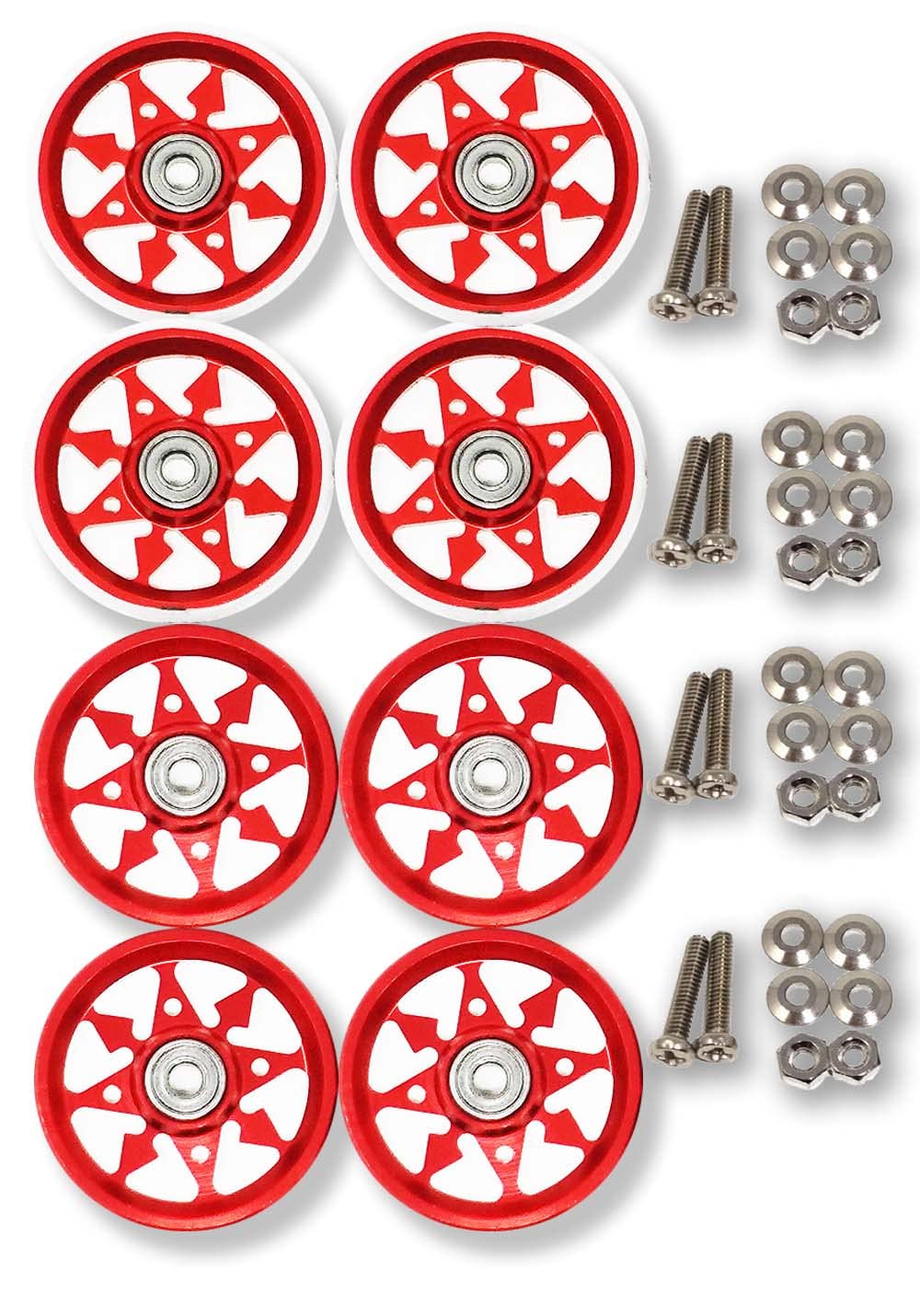 

Mini 4WD 19mm Aluminum Bearing Set of 8 one Crystal Arrow 520 Mokedo Factory mokedo-factory Rollers, Rollers, (for vehicle), Design, High-Spinning