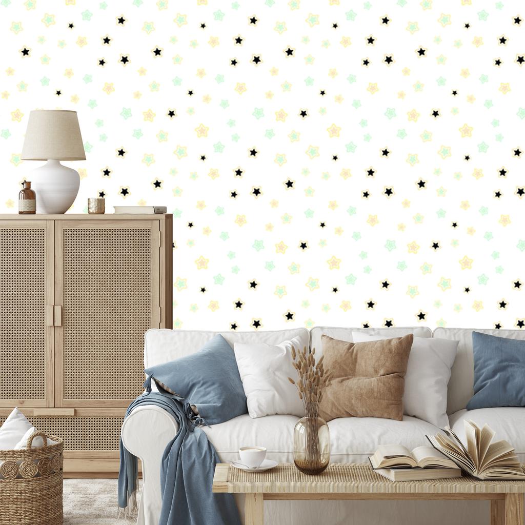 Stars Wallpaper for Living Room and Bedroom 50x1000