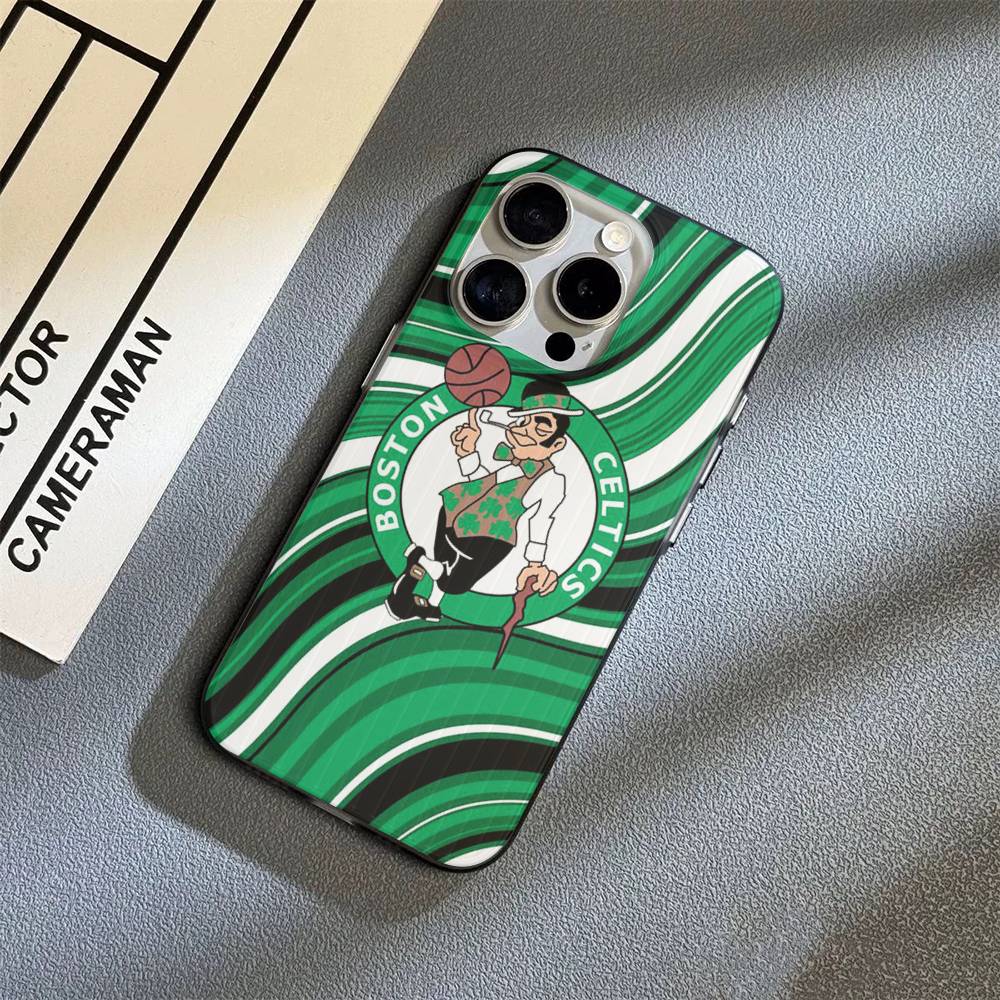 

B-Boston C-Celtics Для iPhone 17 16 15 14 13 12 11 Pro Max Plus Pro Прозрачный чехол для телефона Нескользящий корпус iPhone 14