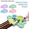 Painting Tools for Art Students; Silicone Palette, Pen Holder, Pigment Dispensing Tray.