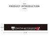 1Pcs Car Front Rear Windshield Decoration Stickers For Dacia Duster Logan Sandero Stepway Dokker Lodgy MCV 2019 Spring Bigste