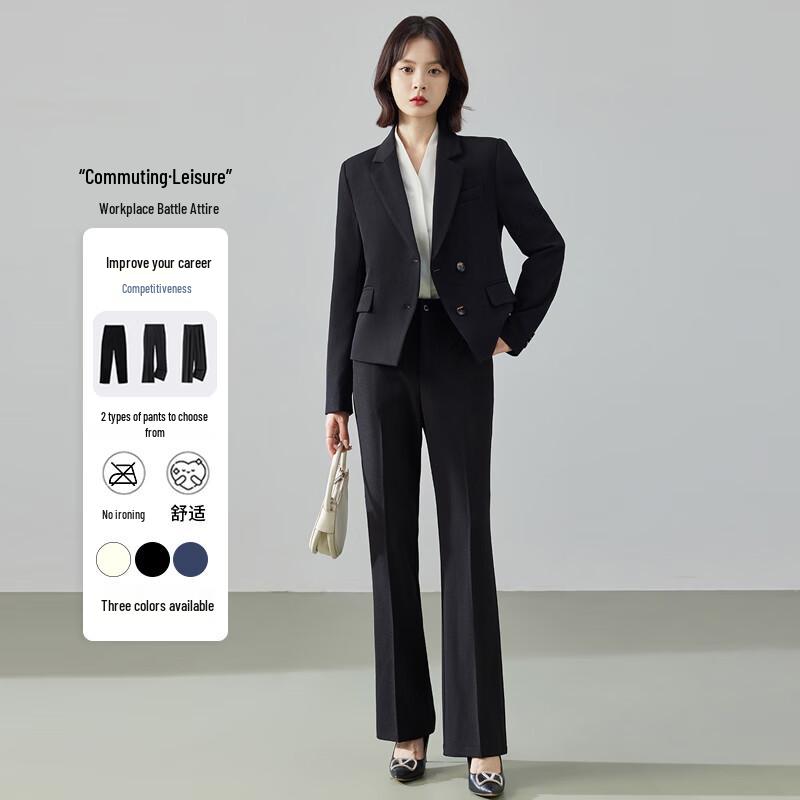 

Women s Stylish Short Blazer Suit Set M
