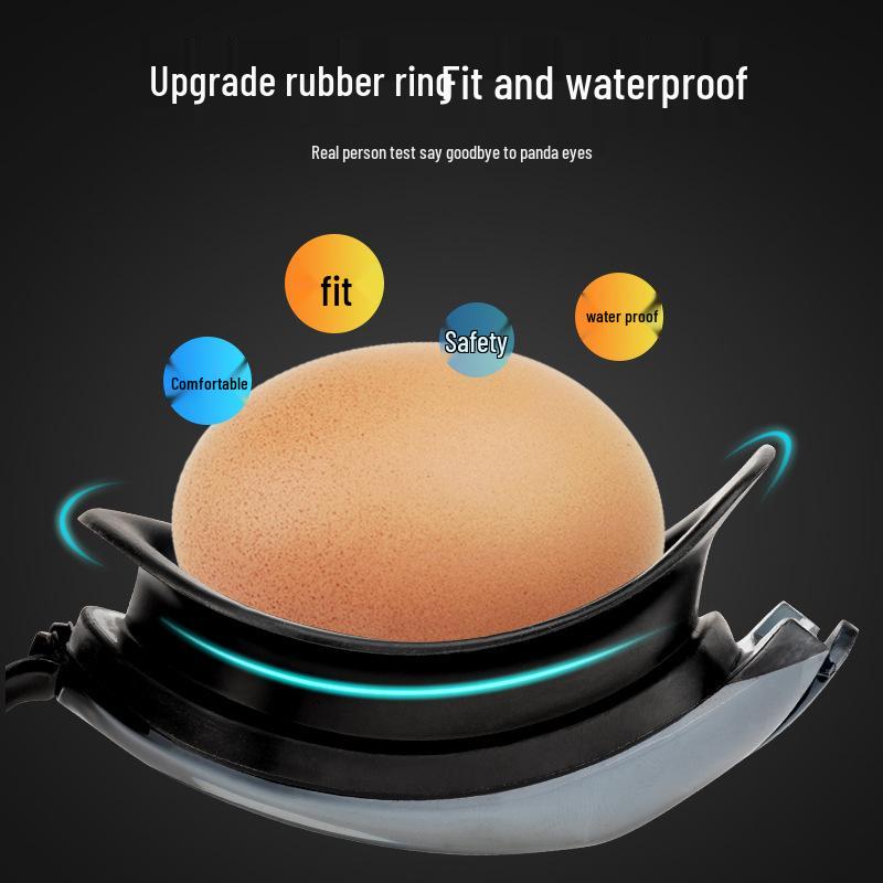 Yuke High-Definition Anti-Fog Adult Swim Goggles with Earplugs for Clear Vision