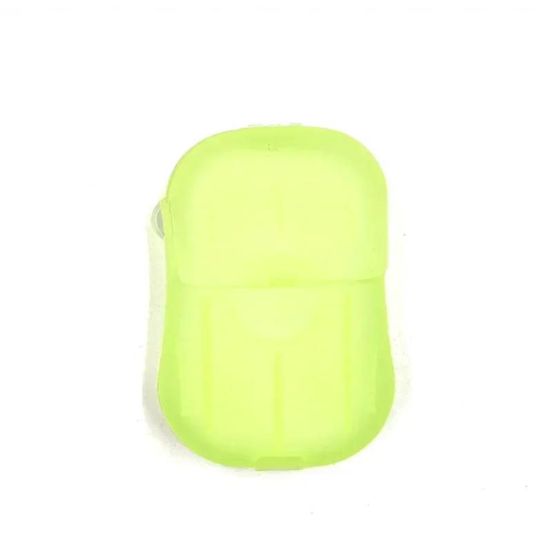 Soap Paper Hand Washing Bath Cleansing Fragrance Sheets Outdoor Travel Sheets Disposable Boxed Soap Portable Mini Paper Soap
