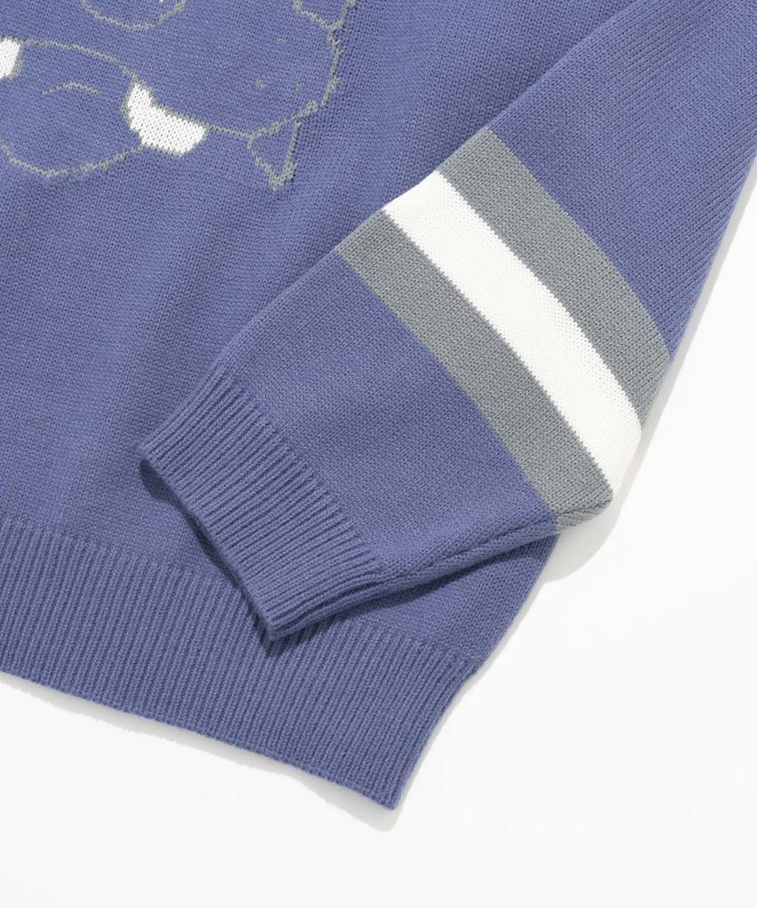 RETRIEVER CLUB Sleeping Dog Knit [Baby Blue]