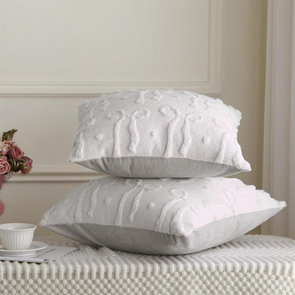 Elegant Velvet Throw Pillow Covers Luxurious Decorative Cushion Cases Stylish Pillow Protectors for Living Room Bedroom Office
