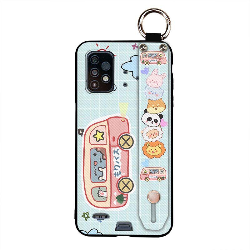 Cartoon Phone Holder Phone Case For UMIDIGI Bison GT2/GT2 Pro Fashion Design Silicone Ring Wrist Strap Dirt-resistant