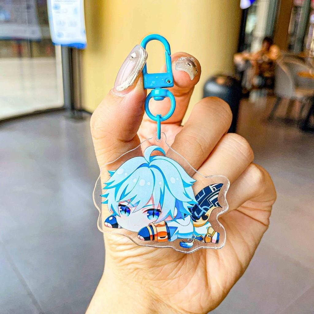 

Endearing Cartoon Acrylic Keychain Cute Anime Character Bag Ornament For Students Style1