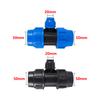20/25/32/40/50mm PE Pipe Tee Reducer Hose Connector Fit Garden Irrigation Hose Fittings Plastic Diverter