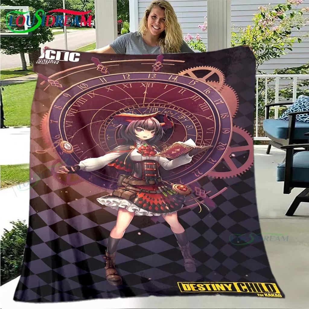 Fashion Game D-Destiny Child Four Seasons Blanket Sofa Cover Travel Bed Plush Blanket Travel Office Break Blanket Gift