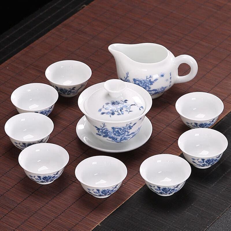 Dehua White Porcelain Kung Fu Tea Set