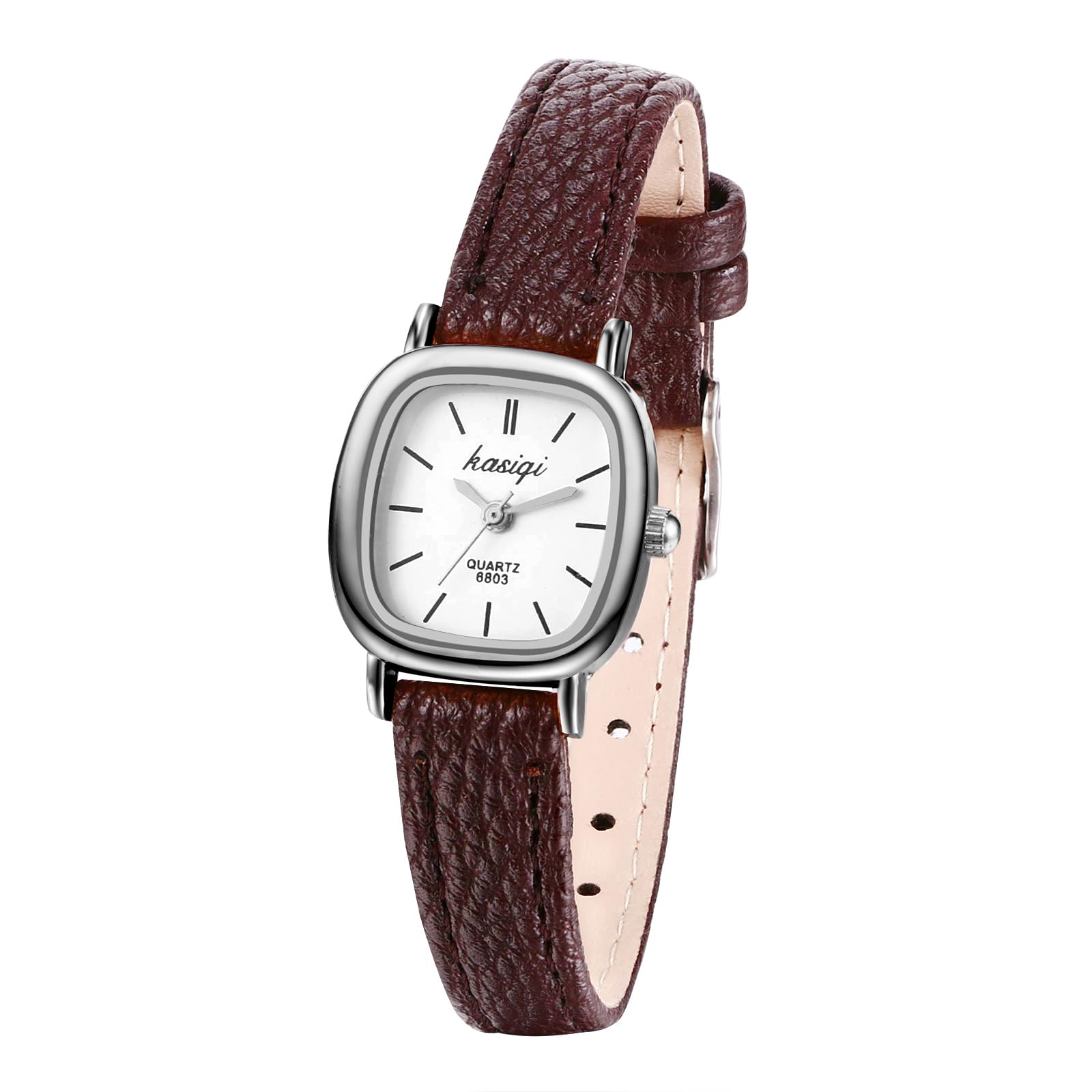Women s Watch with Leather Strap, Simple Antique Analog Design, Waterproof, Thin Strap, Casual, Business, Fashion Watch, Women s Accessories, Gift