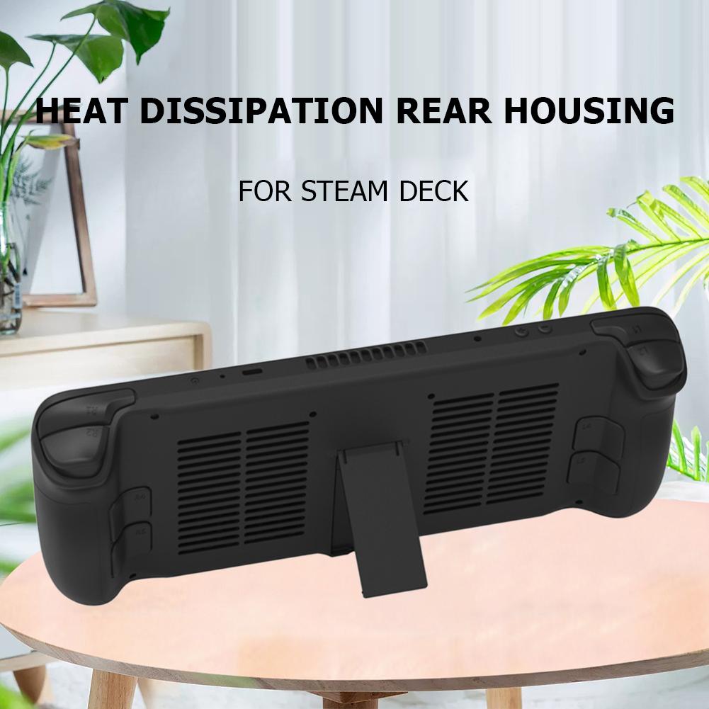 Plastic Console Housing Cover with Screwdriver Screws Portable Cooling Protective Cover with Support Accessories for Steam Deck