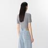 JNBY Short Sleeve Wool Blend Knit Sweater