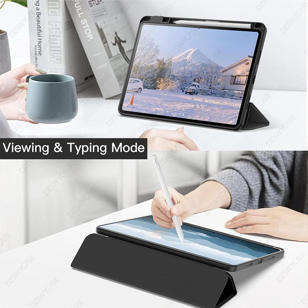 Case for Mi Pad 6/Mi Pad 6 Pro (11-Inch, Model) with Pen Holder, Back Stand Shockproof Tablet Cover, Auto Wake/Sleep