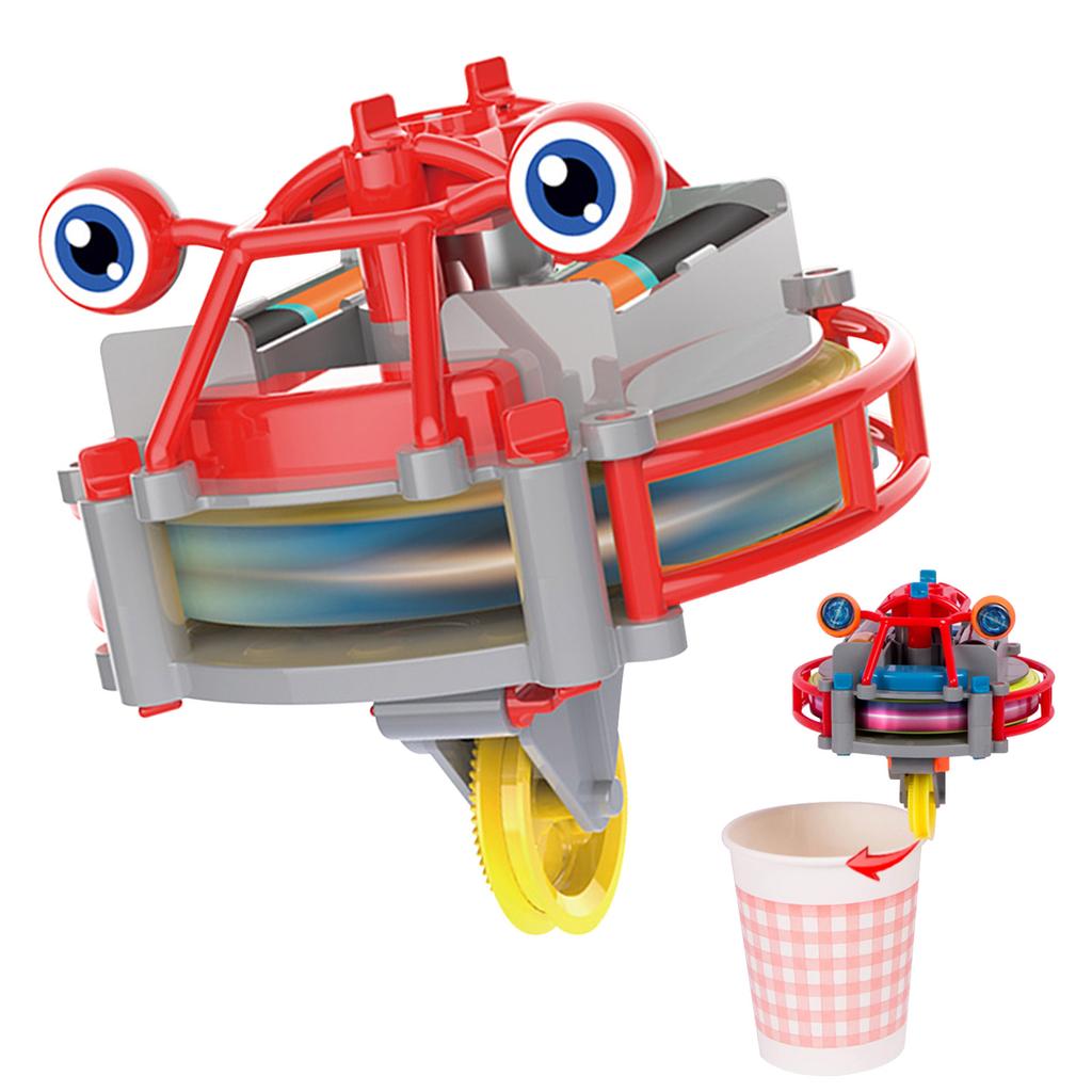 Robot Fidgets Toy Tumbler Anti Gravity Unicycle Luminous Gyro Double-variable Self-balancing Fidgets Toy Car Early Education Toy