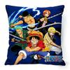 One Piece Pillow Cover Anime Fan Favorite Character Print Decorative Pillowcase for Bedroom Living Room and Anime Enthusiasts