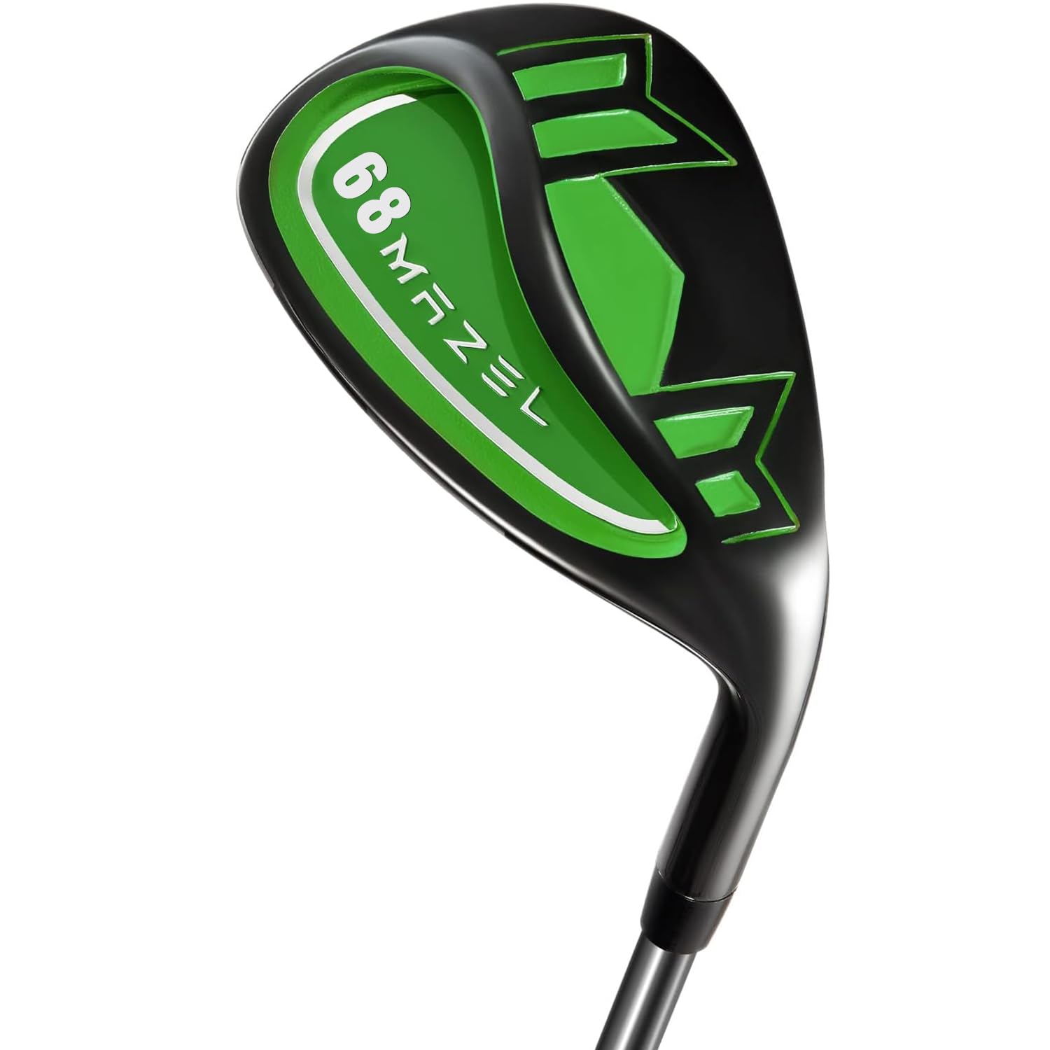 

MAZEL Golf Sand Wedge Loft 68 70 72 degrees S Wide Sole Wedge Loft Men s Right-handed Angle degrees, degrees, Flex (Green, 68°) зелёный