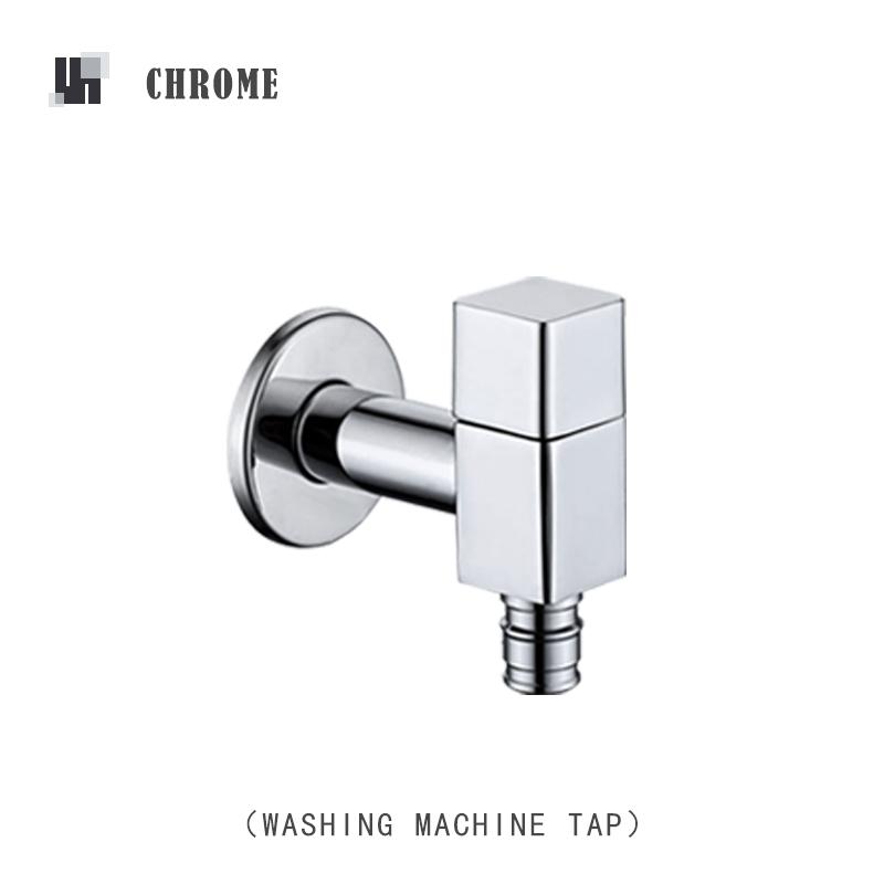 Washing Machine Faucet Tap Outdoor Garden Mop Pool Wash Faucets Bathroom Square Wall Mounted Solid Brass Sink Cold Water Tap
