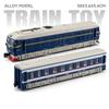 1:32 Df4B Train Alloy Models Toys Diecast Cars With Light Music Miniature Vehicles Slide Forward Trains Toy Toddler Kids Gifts