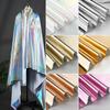 100x145cm Thin Micro Stretch Faux Leather Fabric Artificial for Dresses Clothes Sewing Soft Synthetic PU Shiny Cloth Designer