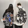 Schoolbag Backpack Men's and Women's Fashion Korean Version of Harajuku Ins Style Simple Junior High School Student Schoolbag Lightweight Trendy Brand