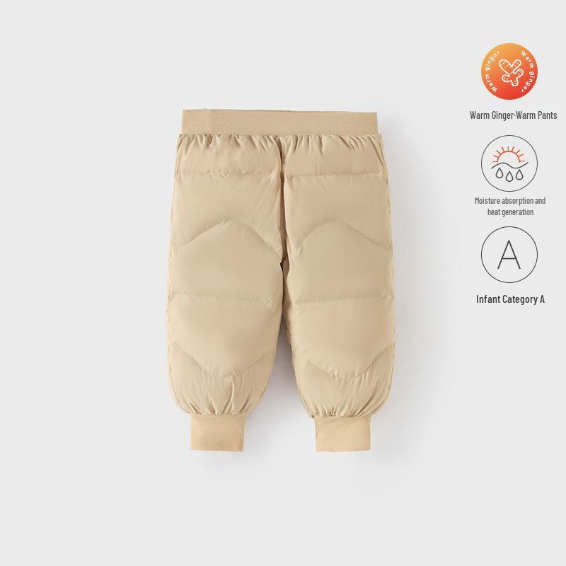 Unisex Baby Thickened Cotton Pants for Autumn & Winter - Warm Infant Long Pants 90 cm