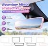 For Tesla Model YL 1116+ Screen & Rearview Mirror Protector, Silicone Frame Cover 1PCS CAR Interior Accessories