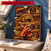 Galatasaray Personalized Name Round Diamond Painting Kit Diamond Embroidery Painting Rhinestones Mosaic Frameless Handwork Decoration Arts