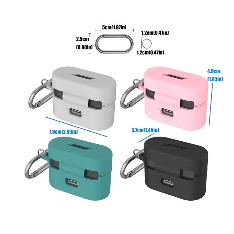 Scratchproof Case Shockproof Skin Wrap for WF-1000XM6 Dustproof Enclosure Housing Washable Silicone Sleeve Enhances Grip