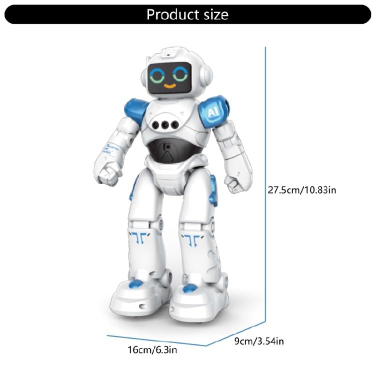 Intelligent Talking Robot With Gesture Sensing Face Expression STEM Robot Toy For Children Educational Entertaining Gift