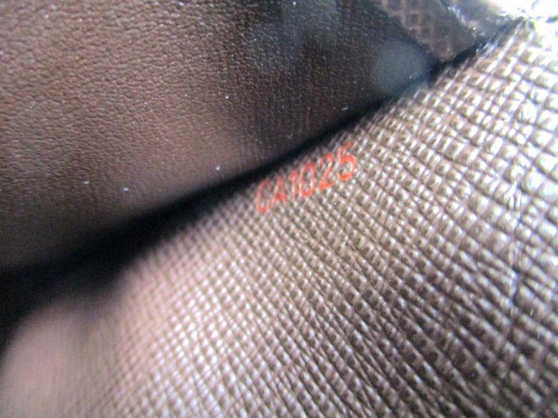 Authentic LOUIS VUITTON Damier Brown Leather Bifold Wallet Compact Zip #9750  Refurbished