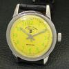 FAVRE LEUBA SEA KING VINTAGE 101 HAND-WINDING SWISS MENS YELLOW WATCH A702014-5 R208-a702014