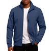 Men's Relaxed-Fit Casual Workwear Baseball Jacket Long-Sleeve Outerwear