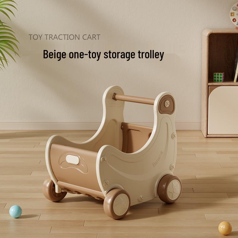 

Детская тележка для игрушек на тему бананов: Органайзер для хранения пазлов и ролевых игр для раннего развития коричневый