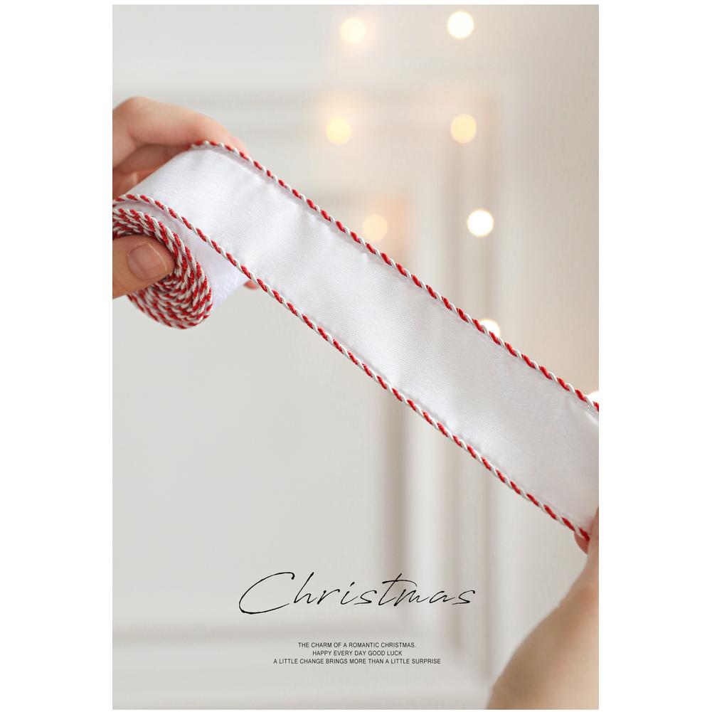 2m Length Christmas Ribbon Satin Bow Wrapping Band Easy To Use
