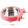 Pet Bowls, Suspended Stainless Steel Plastic Dog Bowls, Feeding Utensils, Cat Bowls, Feeders, Fixed Hanging Bowls, Drinking Bowls, Dog Basins