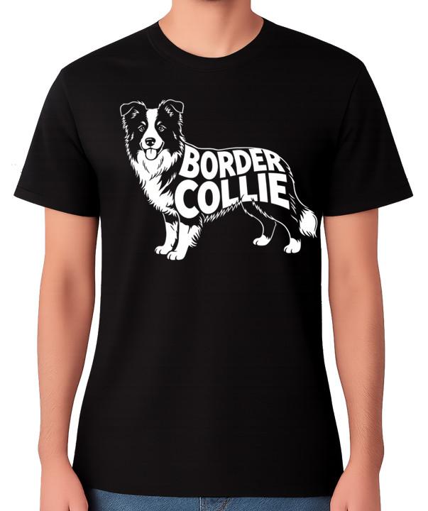

Border Collie Dog Graphic T-Shirt Pet Lover Breed Art Unisex Tee 5XL різнокольоровий