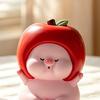 Red Fruit Pig Toothpick Box Cartoon Animal Shape Toothpick Holder Dispenser Dust-proof Kitchen Toothpick Organizer Container